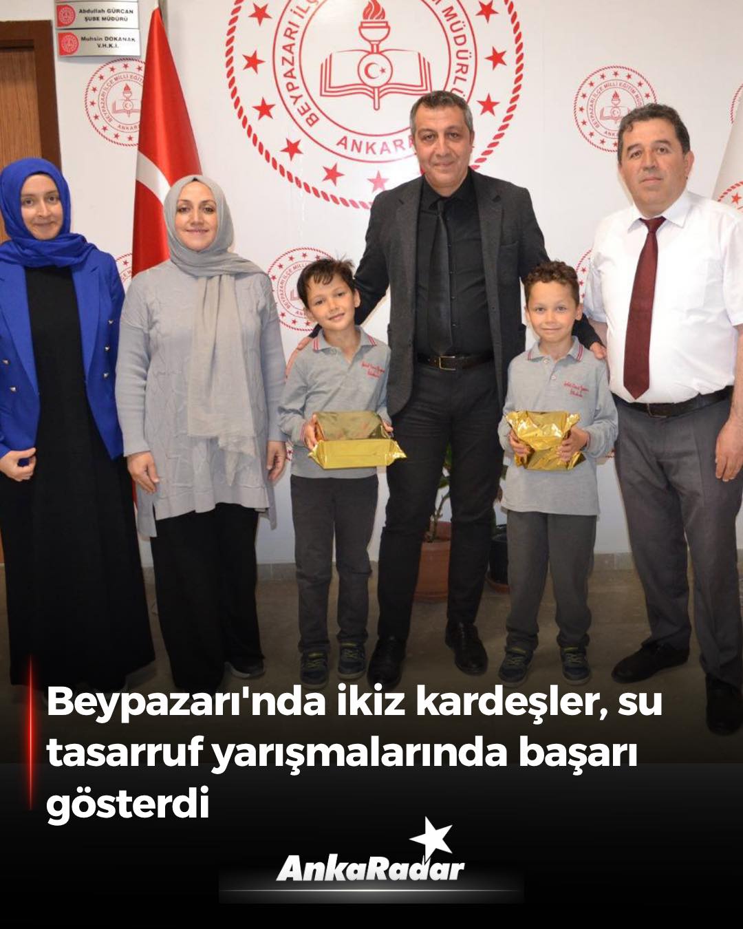 BEYPAZARINDA,  İKİZLERİN BÜYÜK BAŞARISI 
