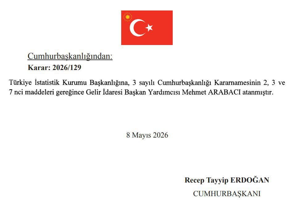 TÜİK’te Görev Değişimi: Yeni Başkan Mehmet Arabacı Oldu