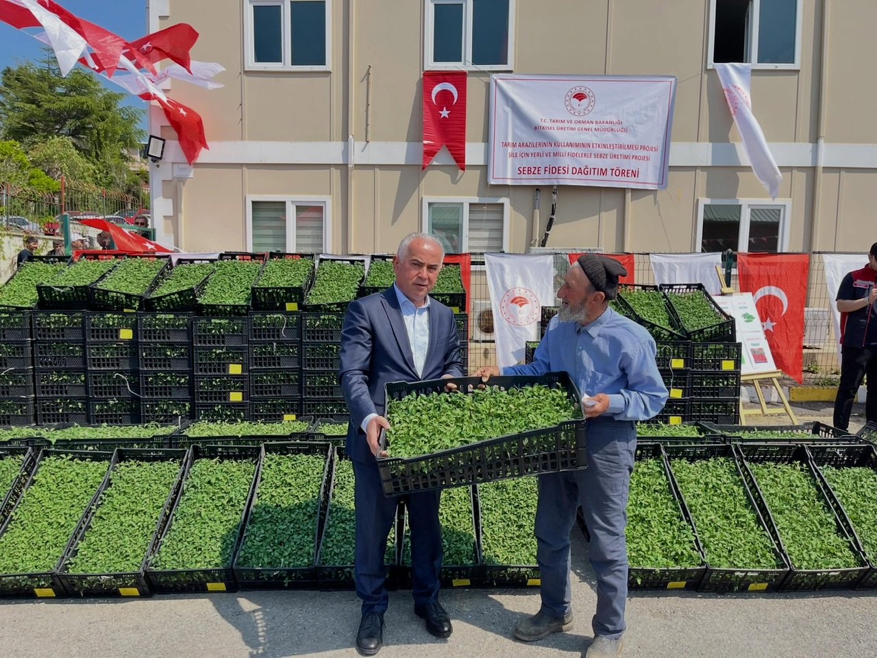 Yerli ve Milli Fideler Şile Çiftçisine Ücretsiz Verildi.   HABER:Mustafa AKGÜL Eğitimci-Yazar